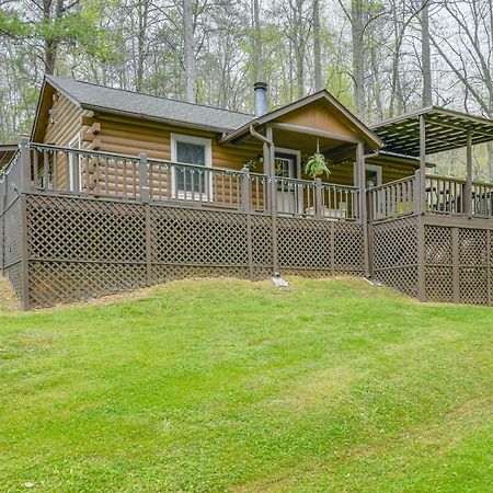Smoky Mountain Cozy Cove Cabin Deck And Fire Pit! 코스비 외부 사진