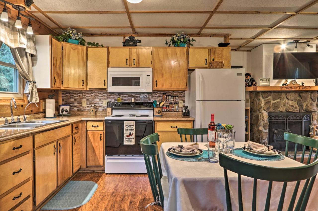 Smoky Mountain Cozy Cove Cabin Deck And Fire Pit! 코스비 외부 사진