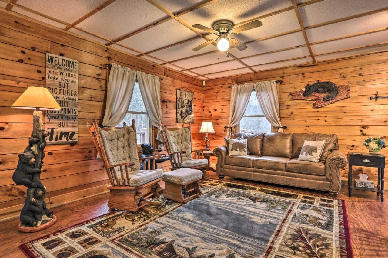 Smoky Mountain Cozy Cove Cabin Deck And Fire Pit! 코스비 외부 사진